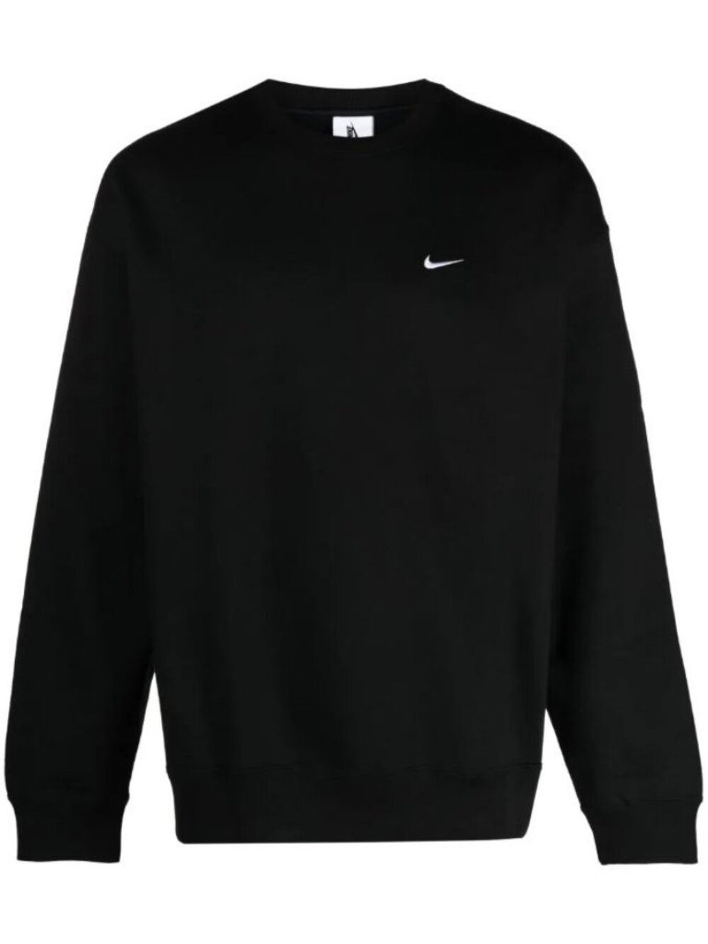 Nike Sportswear Crewneck Sweatshirt Black Swoosh Size M